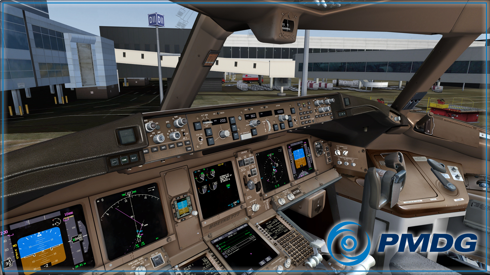 cockpit boeing 777 300er